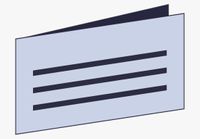 Flyer-Icon zu Texte für Printmaterialien